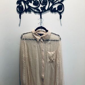 Long Tall Sally Sheer Blouse